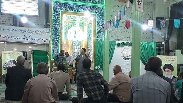 حضور امام جمعه تربت حیدریه در جشن اهالی سربالا