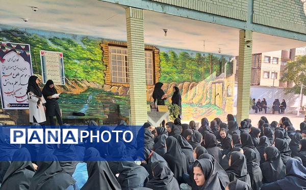 مراسم ولادت حضرت زینب(س) در دبیرستان فیاض 