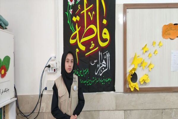 فضا سازی مدرسه شهید مجید دهنوی نیشابور به مناسبت ایام فاطمیه 