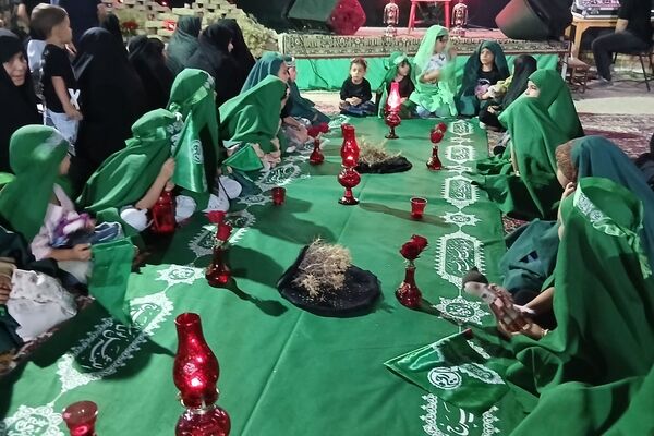 سرتشنیز در سوگِ دردانه حسین (ع)