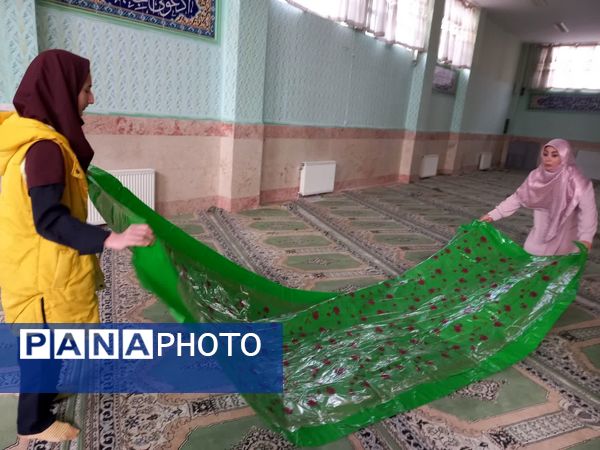 سفره مهدویت مدرسه شهدای اقتدار ناحیه 2 کرج