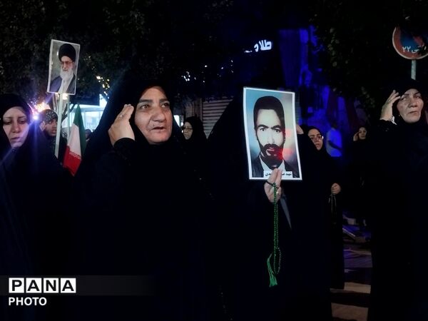 دویست و چهارمین شب از شهادت رهبر امت اسلام در حسینیه امام خمینی شهرستان نیشابور 