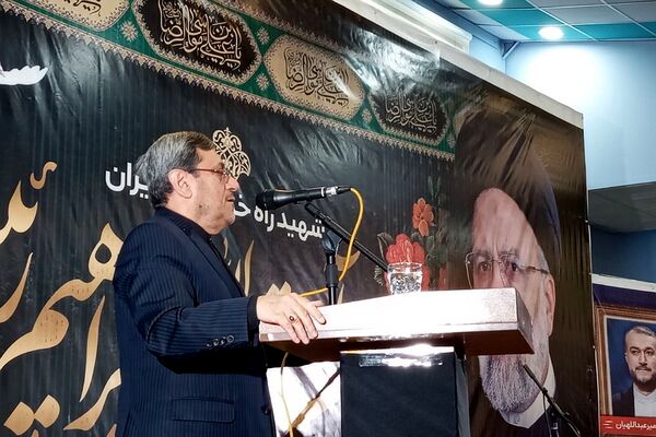 مراسم بزرگداشت شهادت آیت‌الله رئیسی و همراهانش در شهرستان رباط‌کریم 