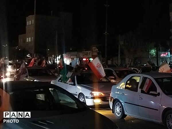 رژه ماشینی در سراسر شهر نیشابور-۳