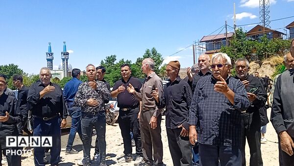 عزاداری چهار مین روز از ماه محرم در بوژ آباد میهمان قاب پانا