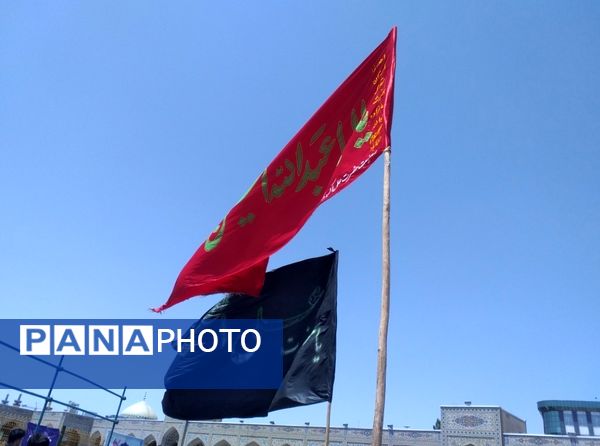 حضور هیئت های عزاداری سید الشهدا در حرم مطهر رضوی