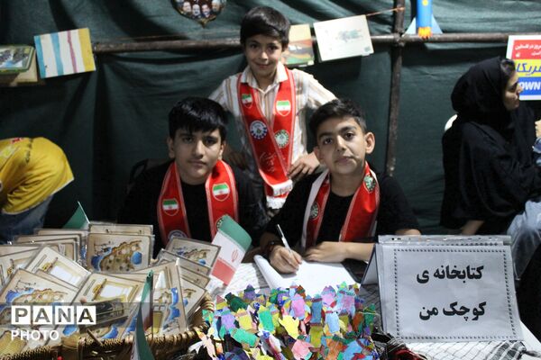 موکب دانش‌آموزی مدرسه الجواد در تجمعات شبانه شهر جوادآباد