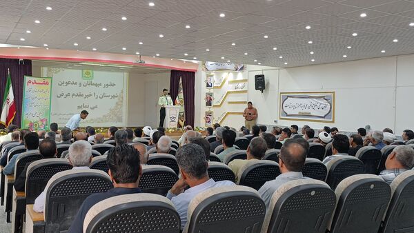  آیین و تکریم فرمانده نیروی انتظامی شهرستان خلیل آباد 