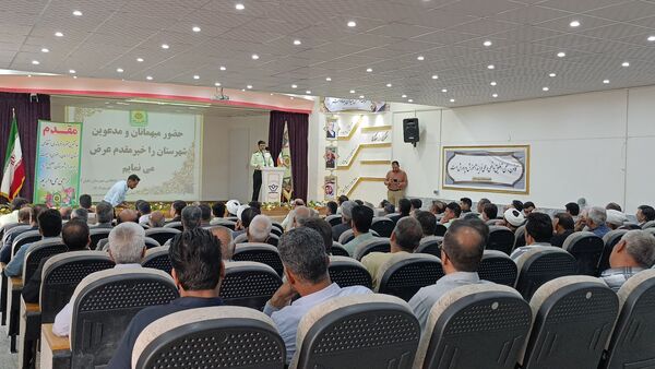  آیین و تکریم فرمانده نیروی انتظامی شهرستان خلیل آباد 