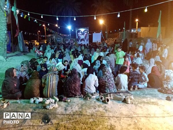 جشن عید غدیر در محله مارم باغ‌شهر فین