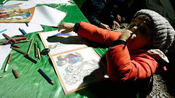 موکب  فرهنگی کودکان در شهرستان کاشمر 