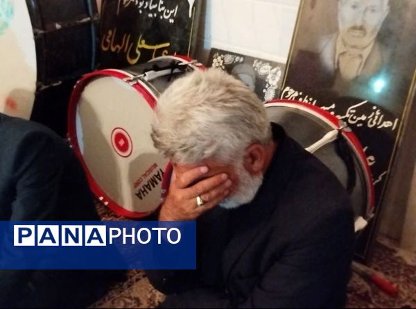 رئیس اداره اوقاف کاشمر میهمان عزاداران تکیه فاطمه زهرا (س) روستای قوچ پلنگ