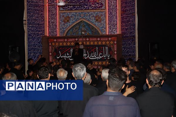 عزاداری به مناسبت شب عاشورا در مسجد حضرت صاحب الزمان(عج)