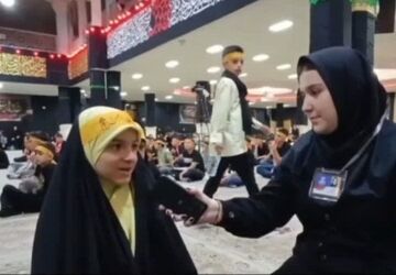تجدید بیعت نوجوانان زنجانی با حضرت قاسم(ع)
