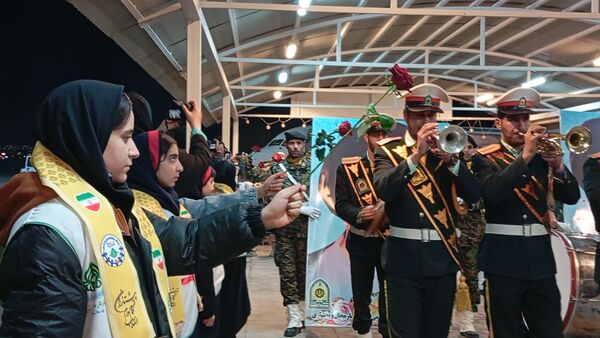 آیین استقبال از ۶ شهید گمنام در استان چهارمحال و بختیاری