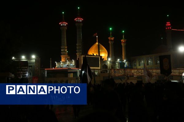 آیین «مشعل گردانی» نجفی‌های مقیم قم