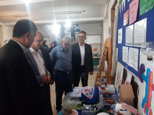 مانور بازگشایی مدارس عباس آباد 