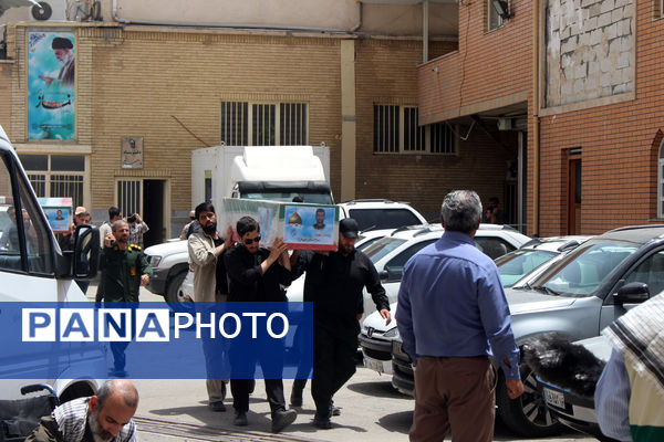 تشییع پیکرهای مطهر شهدای حملات رژیم صهیونیستی در قم