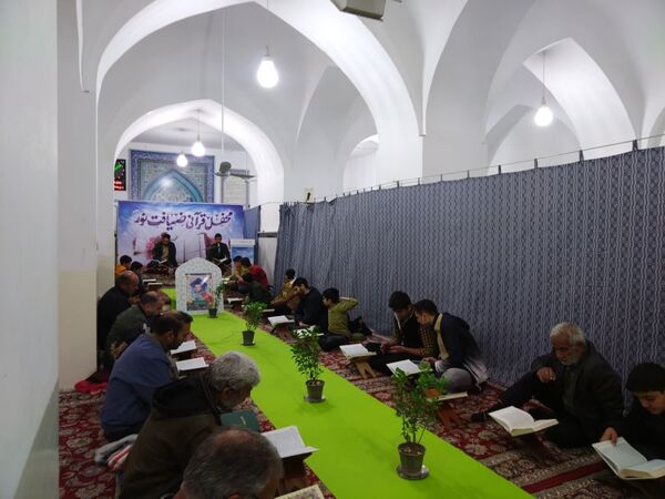 جزء خوانی قرآن کریم در شهرستان خلیل آباد و شهر کندر