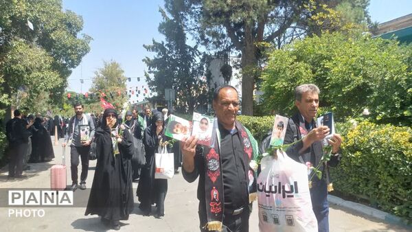 روایتی از مهر و ایثار با استقبال از خانواده شهدای میناب
