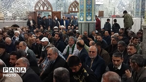 اجتماع بزرگ مردم نیشابور در پی محکومیت حمله رژیم صهیونسیتی و آمریکای جنایتکار به ایران 