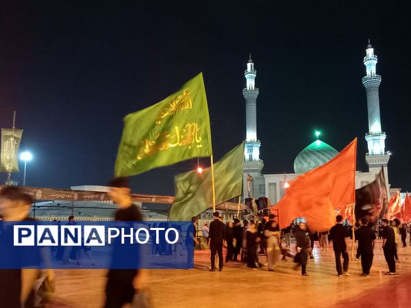 عزاداری هیات بنت الحسین (ع) در حرم بانوی کرامت 