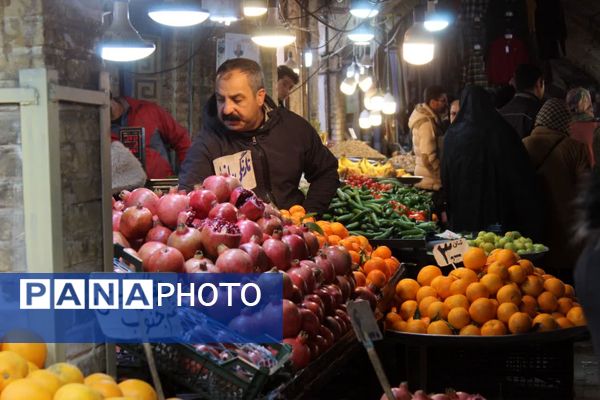 بازار داغ یلدا در زنجان