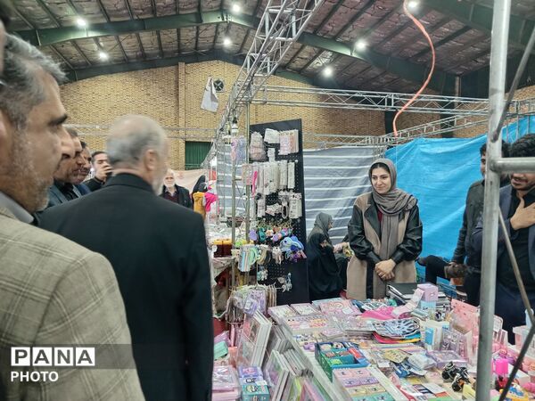 جلوه‌هایی از مراسم افتتاح نمایشگاه بهاره شهر جعفریه
