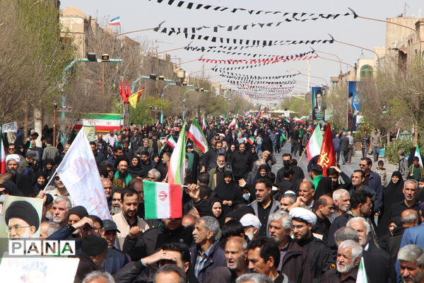 قاب هایی از حماسه آفرینی یزدی ها در روز قدس
