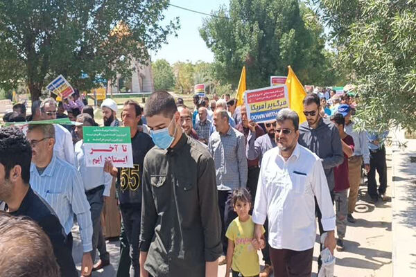راهپیمایی روز قدس در تنگستان، شبانکاره، سعدآباد و بوشهر