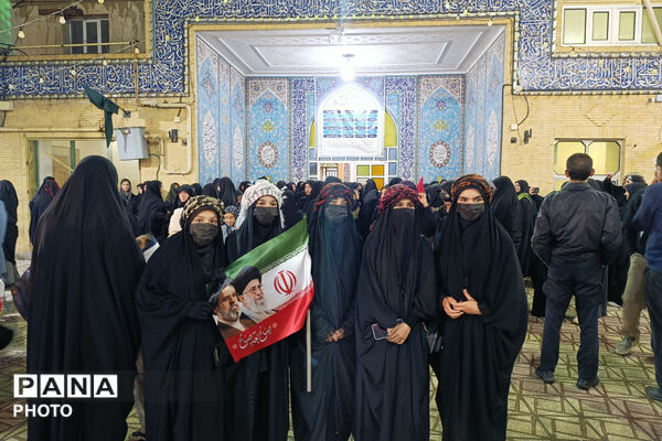 همایش دختران جان‌فدای آباده در میدان مقاومت