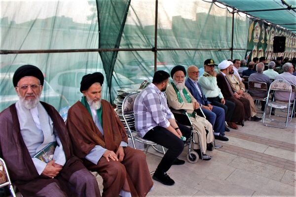 آیین سالگرد شهید آیت الله سعیدی و شهدای سادات استان قم 