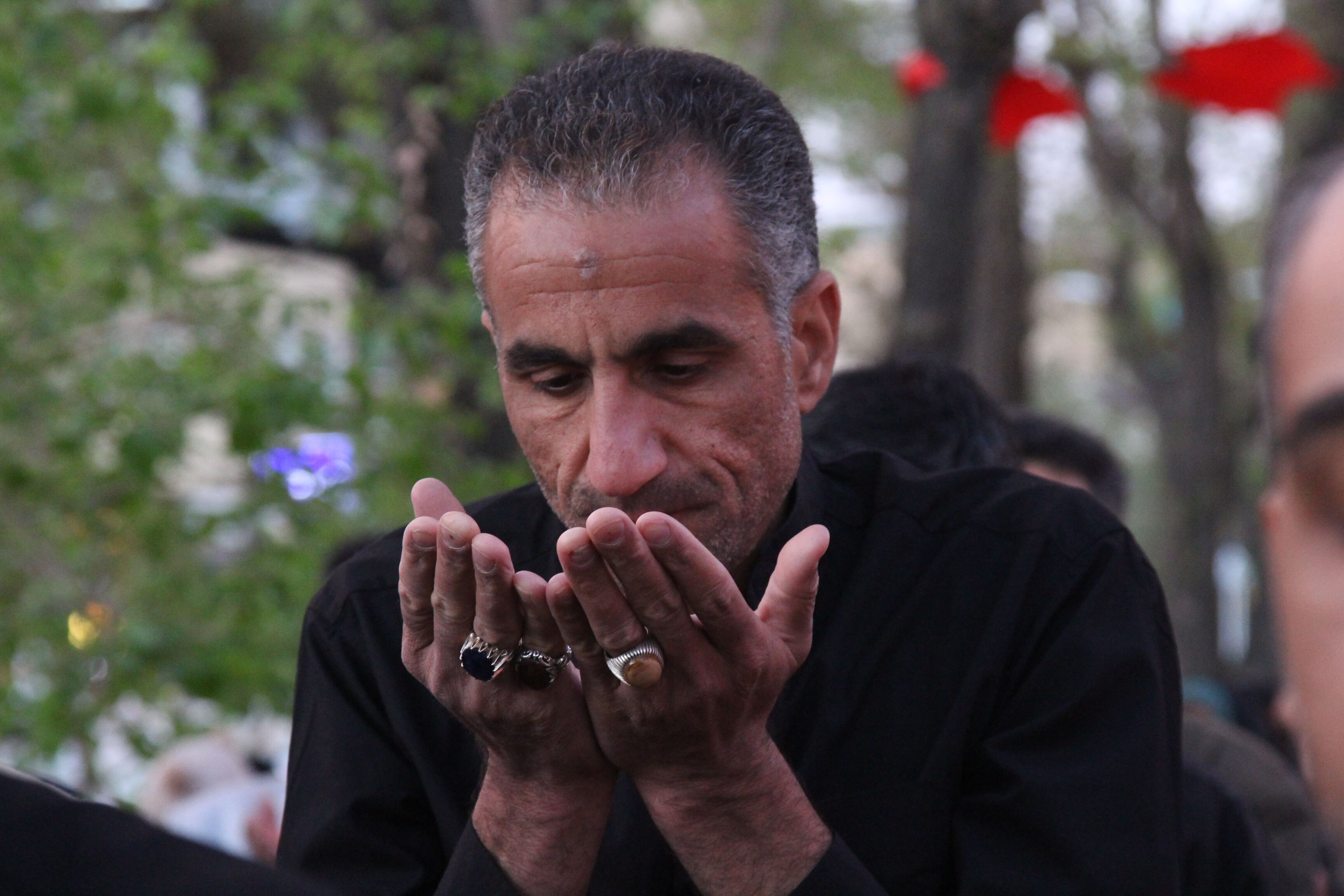 لحظه تحویل سال در پارک دفاع مقدس یزد