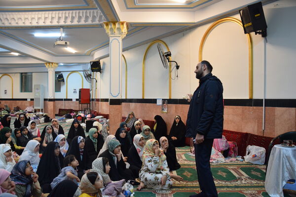 حضور دانش‌آموزان ناحیه یک کرج در نخستین روز اعتکاف دانش‌آموزی