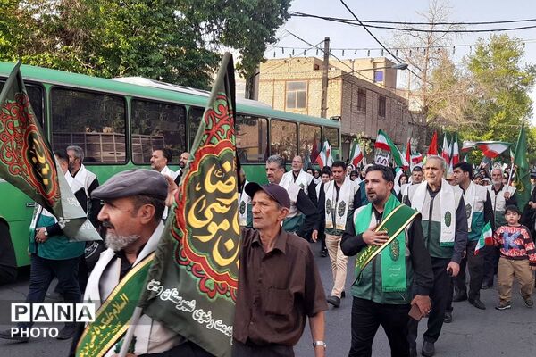 اجتماع سراسری «اقتدار ایران سرافراز» جان فدایان امام رضایی شهرستان ورامین