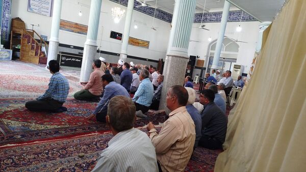 اقامه‌ نماز عید سعید قربان در مسجد امام‌حسین(ع) شهر نیم ور