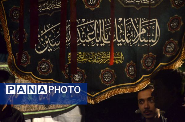 مراسم شب نهم محرم در هیئت فرهنگیان  نیشابور