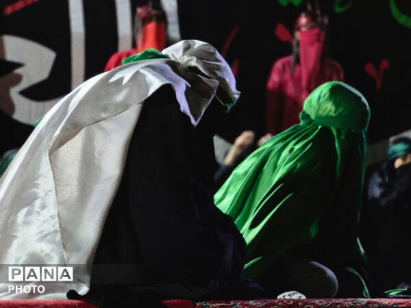 حضور مردم قادرآباد در آیین‌های عزاداری محرم