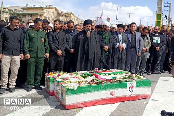 پردیس میزبان تشییع و تدفین پیکر خانواده شهید دهقان‌زاده 
