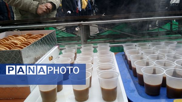 برپایی موکب در دبیرستان شهید بابایی به مناسبت بعث پیامبر‌(ص)