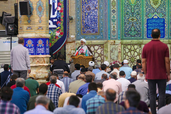 نماز عید قربان در مسجد مقدس جمکران