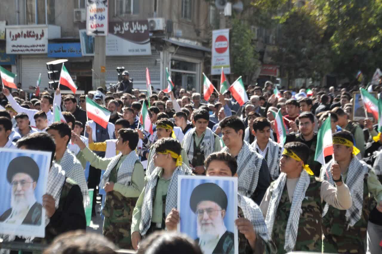 راهپیمایی 13 آبان در کرمانشاه