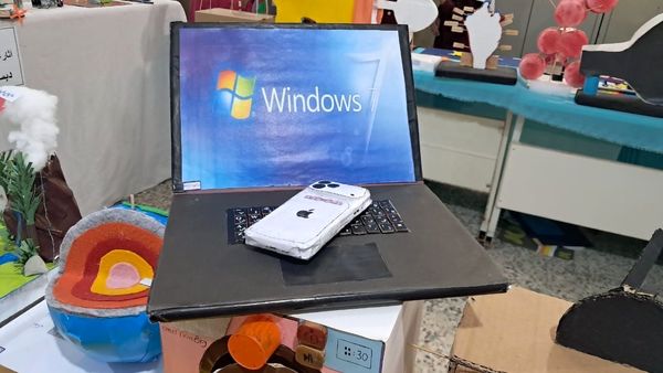 نمایشگاه جشنواره «نوین کاو» در پژوهش سرای دانش‌آموزی حاجی آباد