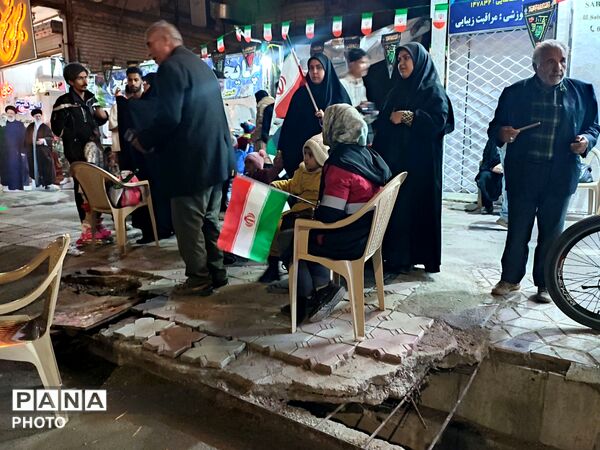 قاب پانا میزبان اجتماع پرشور مردمان ولایت مدار نیشابور در بلوار فضل