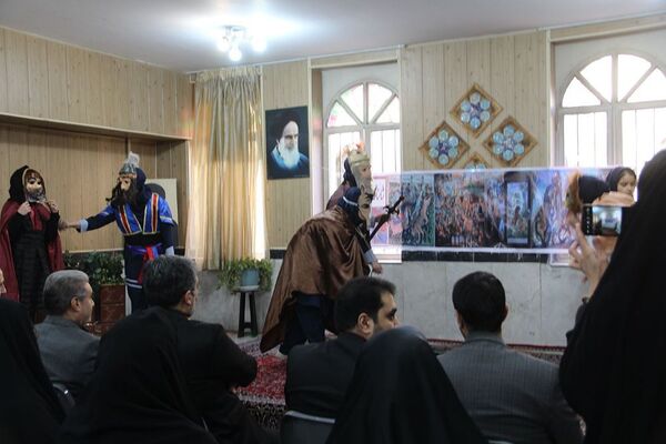 مراسم ماها در هنرستان آیت الله صدر ناحیه یک شهرری