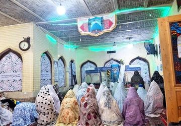 مراسم معنوی اعتکاف در مسجد امام حسن مجتبی (ع)