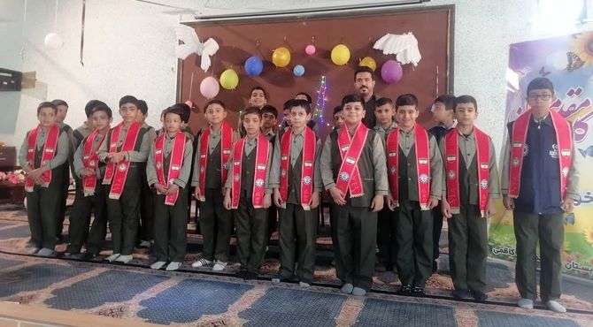 برگزاری صبحانه همگانی در دبستان پسرانه احمد کاظمی یک