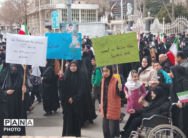 راهپیمایی روزجهانی قدس باحضور پرشور مردم در شهرستان نیشابور