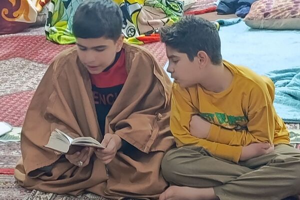 حضور دانش‌آموزان ناحیه 2 شهرری در مراسم اعتکاف دانش‌آموزی 