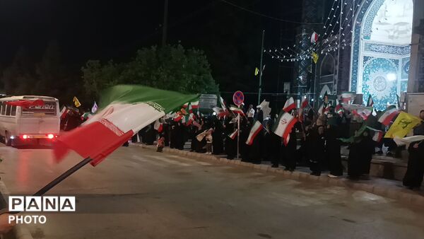 شصت و پنجمین شب از اجتماعات در آرامگاه بانو بی بی شطیطه شهرستان نیشابور